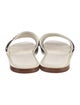 Loro Piana Leather Printed Slides