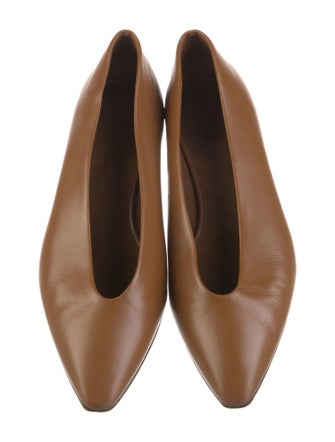 Loro Piana Rebecca Leather Ballet Flats