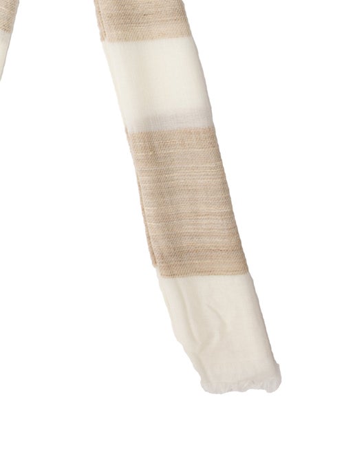Loro Piana Cashmere Striped Scarf