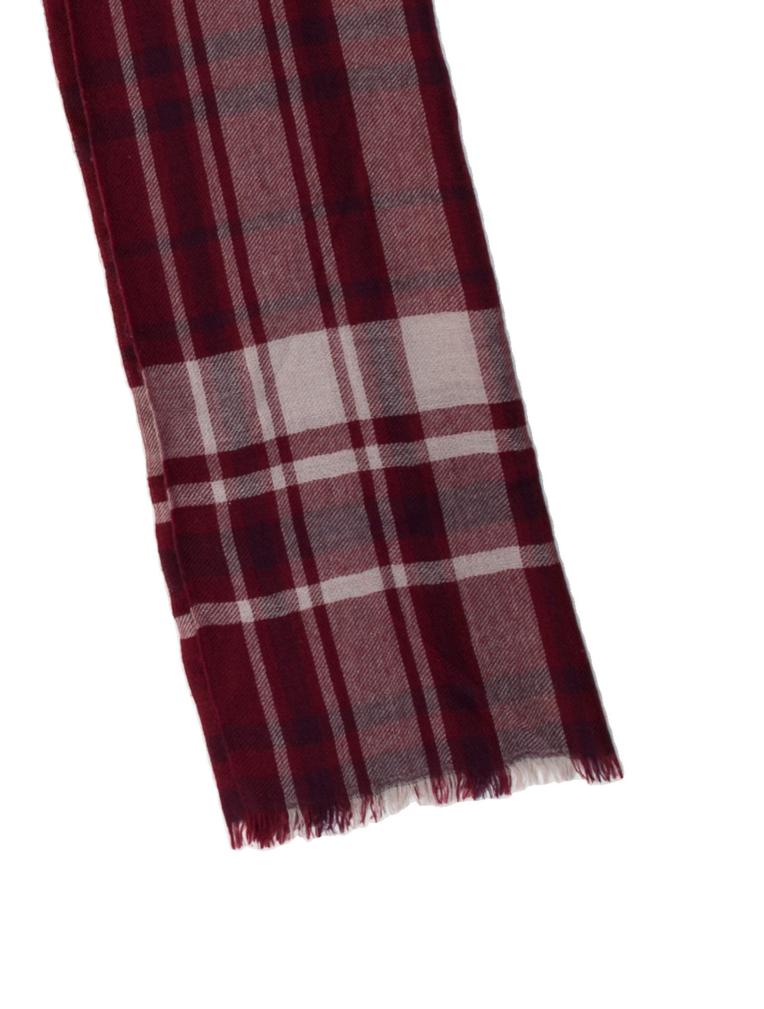 Loro Piana Cashmere Plaid Print Shawl