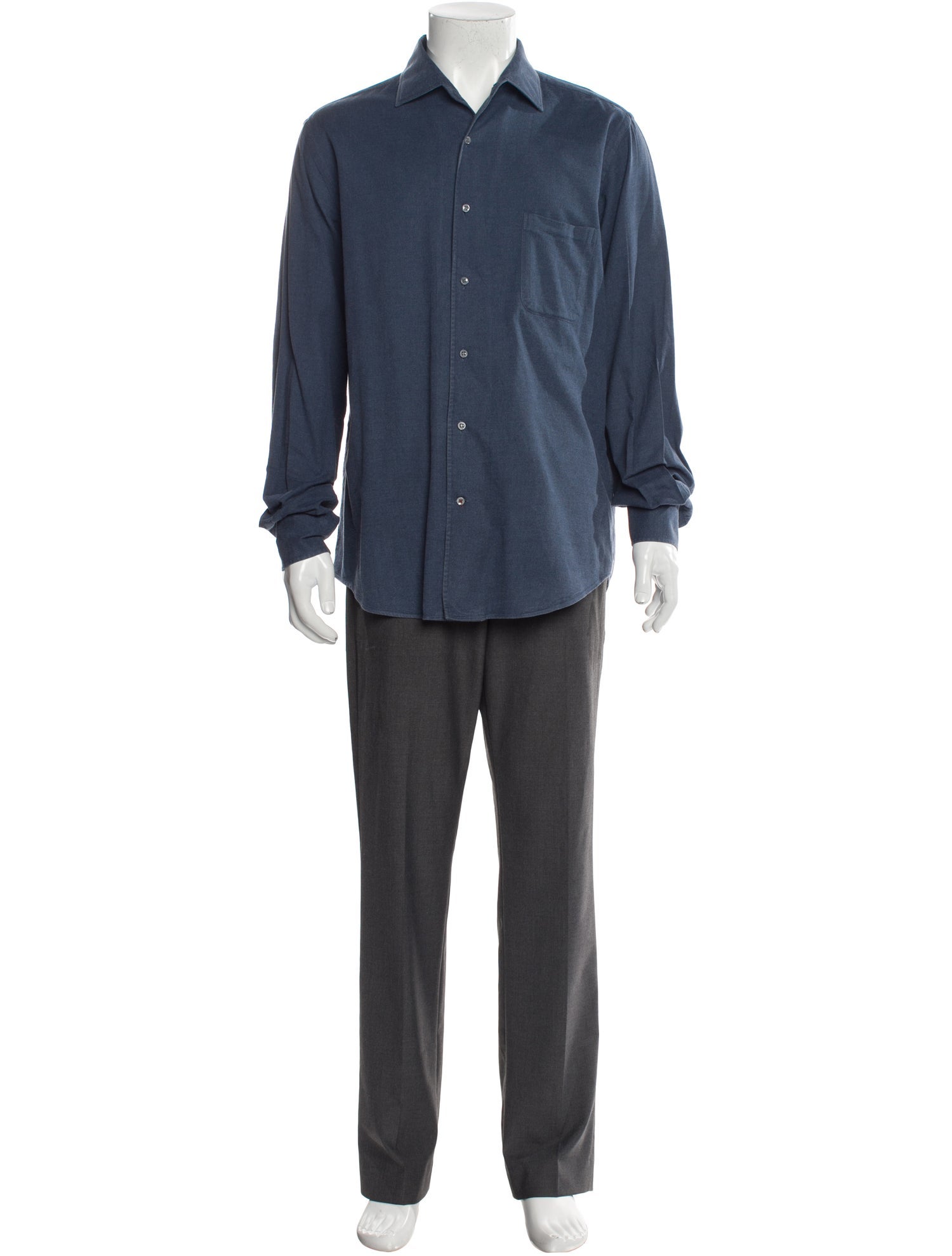 Loro Piana Andre Long Sleeve Dress Shirt
