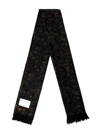 Loro Piana Wool Printed Scarf