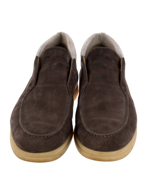 Loro Piana Open Walk Suede Moccasins