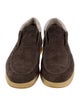 Loro Piana Open Walk Suede Moccasins