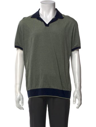 Loro Piana Collar Short Sleeve Polo Shirt