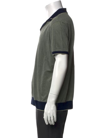 Loro Piana Collar Short Sleeve Polo Shirt