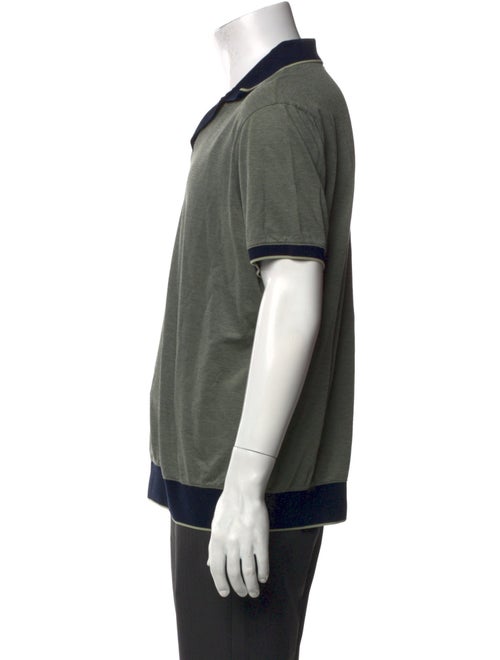 Loro Piana Collar Short Sleeve Polo Shirt