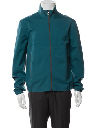 Loro Piana Windbelp Green Storm System Bomber Jacket