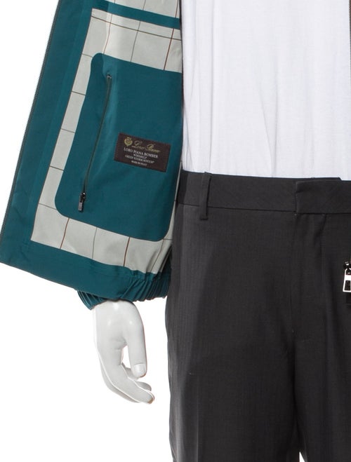 Loro Piana Windbelp Green Storm System Bomber Jacket