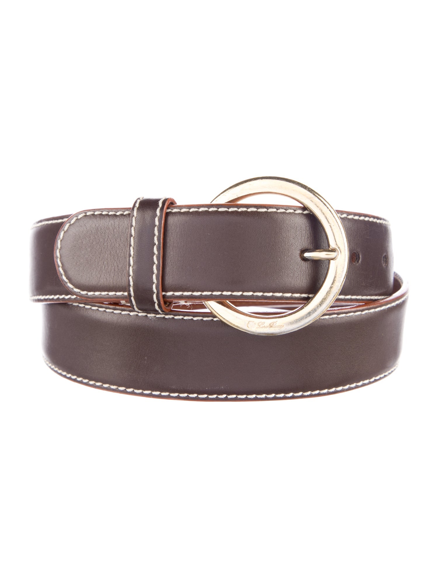 Loro Piana Skinny Leather Belt