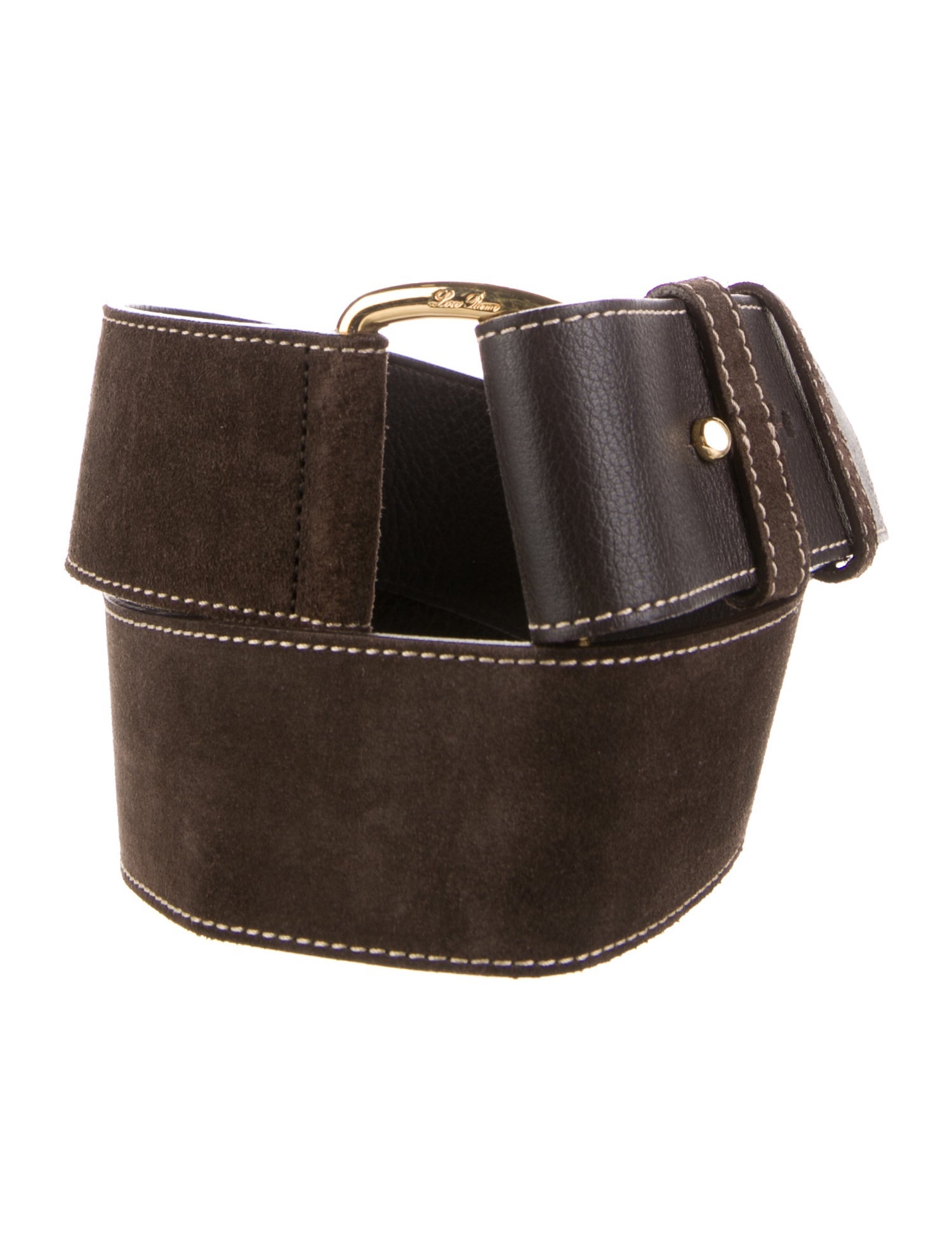 Loro Piana Wide Leather Waist Belt