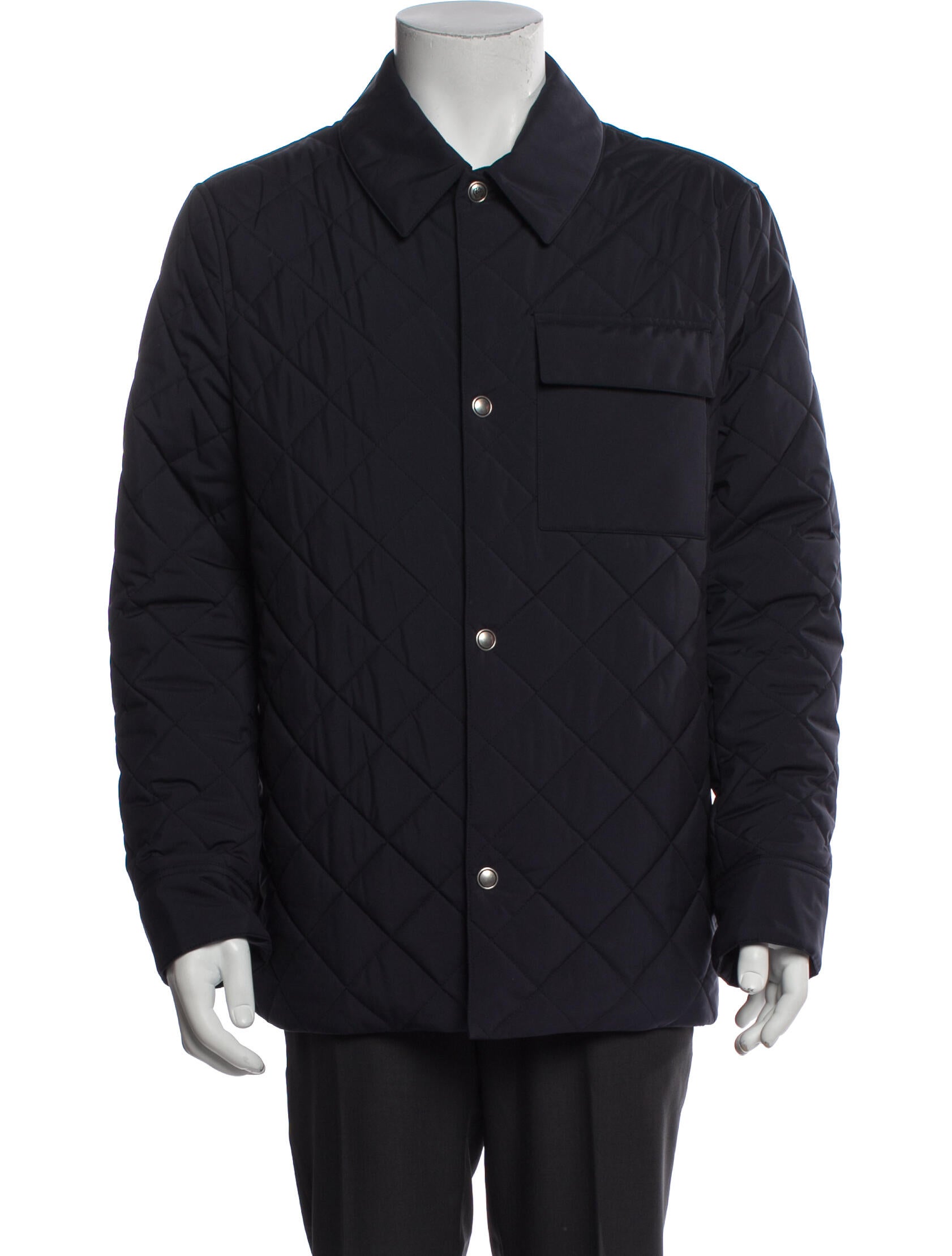Loro Piana Green Storm System Wind and Rain Protection Puffer Coat