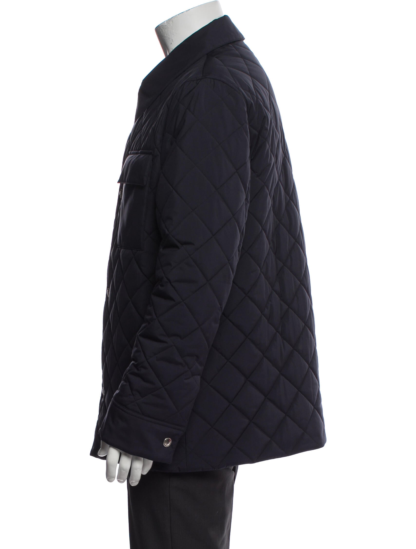 Loro Piana Green Storm System Wind and Rain Protection Puffer Coat