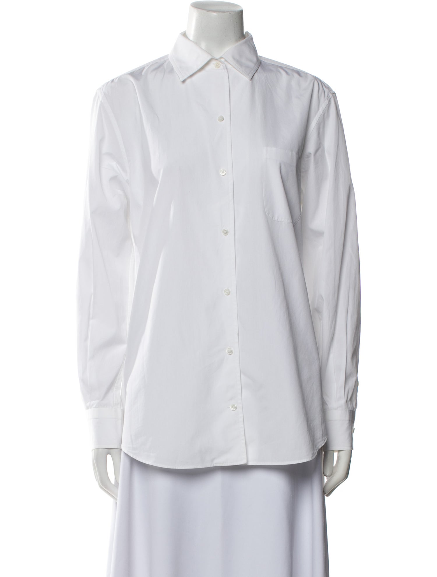 Loro Piana Long Sleeve Button-Up Top
