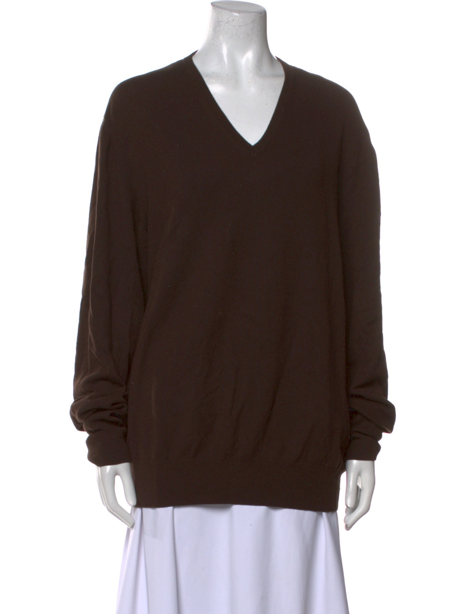 Loro Piana Vicuña V-Neck Sweatshirt