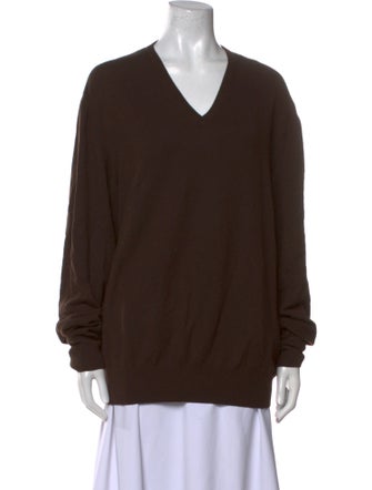 Loro Piana Vicuña V-Neck Sweatshirt