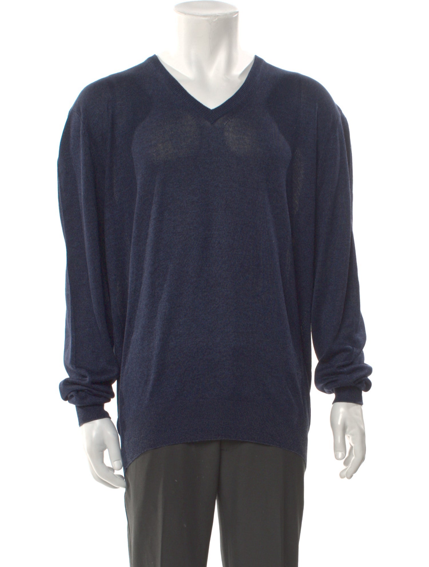 Loro Piana Silk V-Neck Pullover