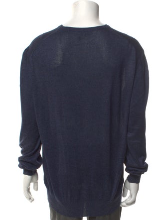 Loro Piana Silk V-Neck Pullover