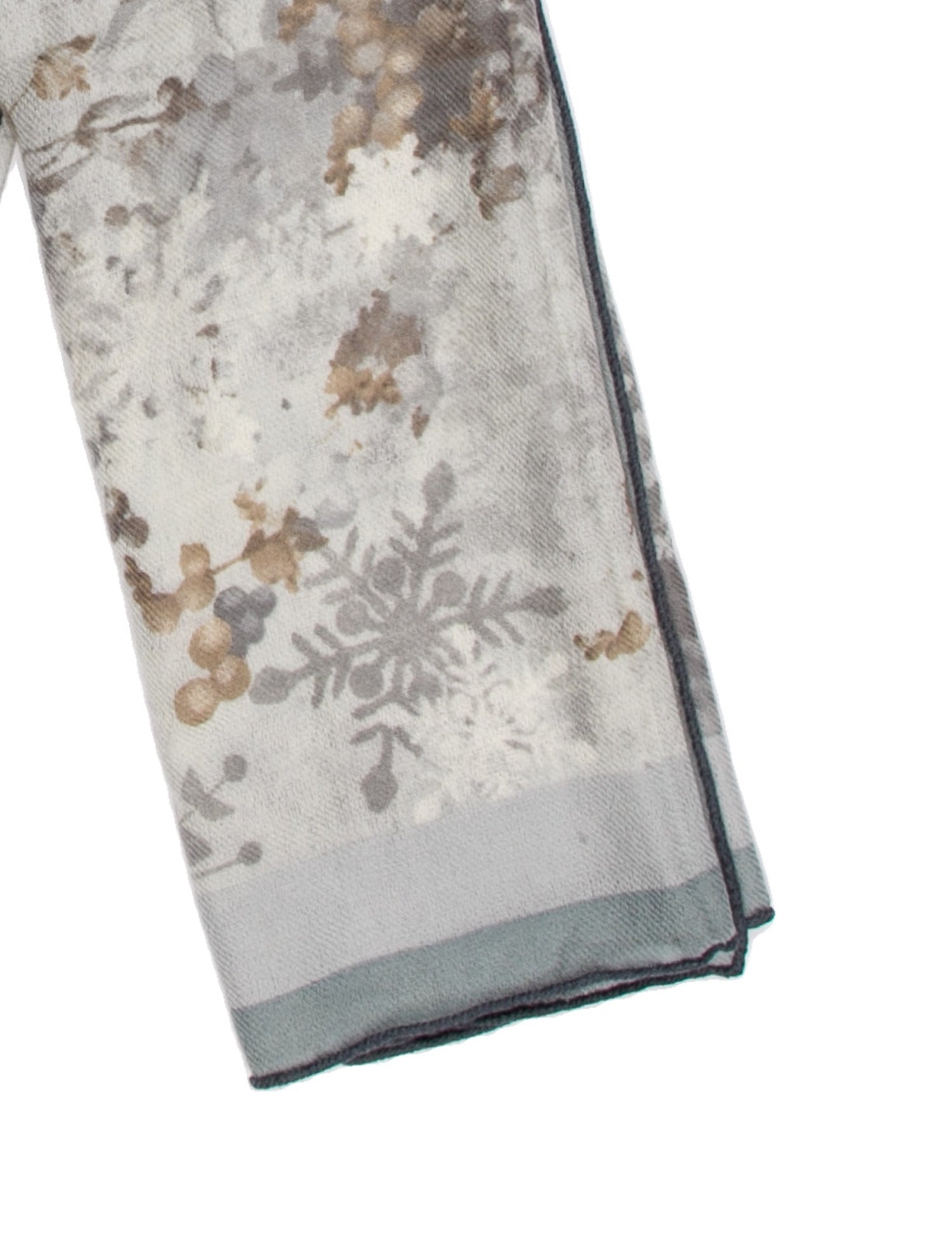 Loro Piana Cashmere Floral Print Scarf w/ Tags