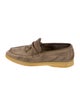 Loro Piana Summer Walk Charm Suede Loafers