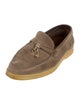 Loro Piana Summer Walk Charm Suede Loafers
