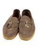 Loro Piana Summer Walk Charm Suede Loafers