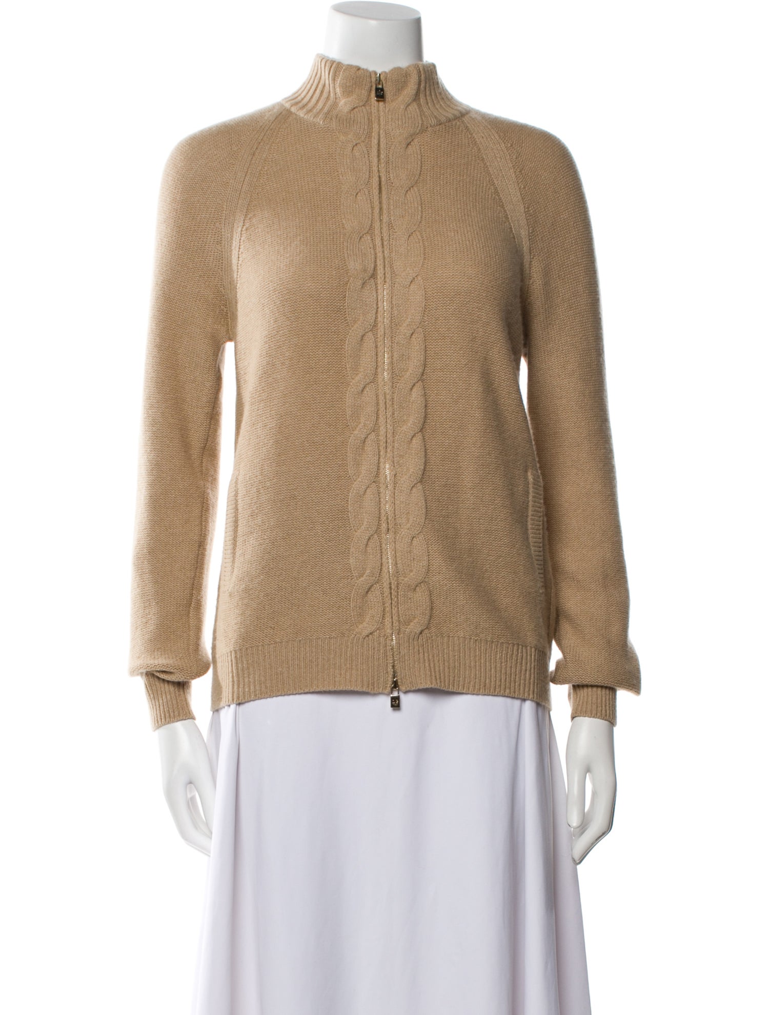 Loro Piana Baby Cashmere Mock Neck Sweater