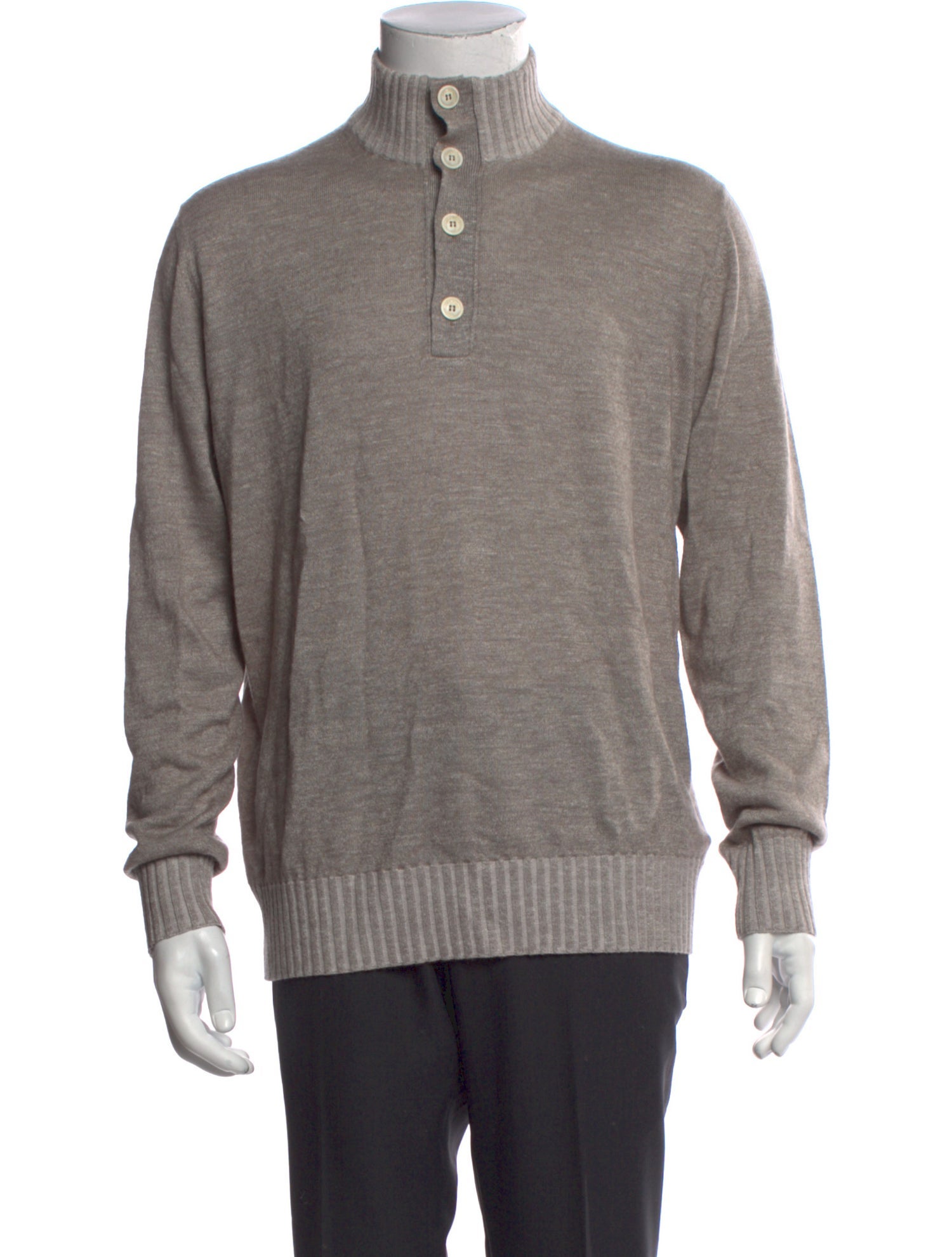 Loro Piana Cashmere Mock Neck Pullover w/ Tags