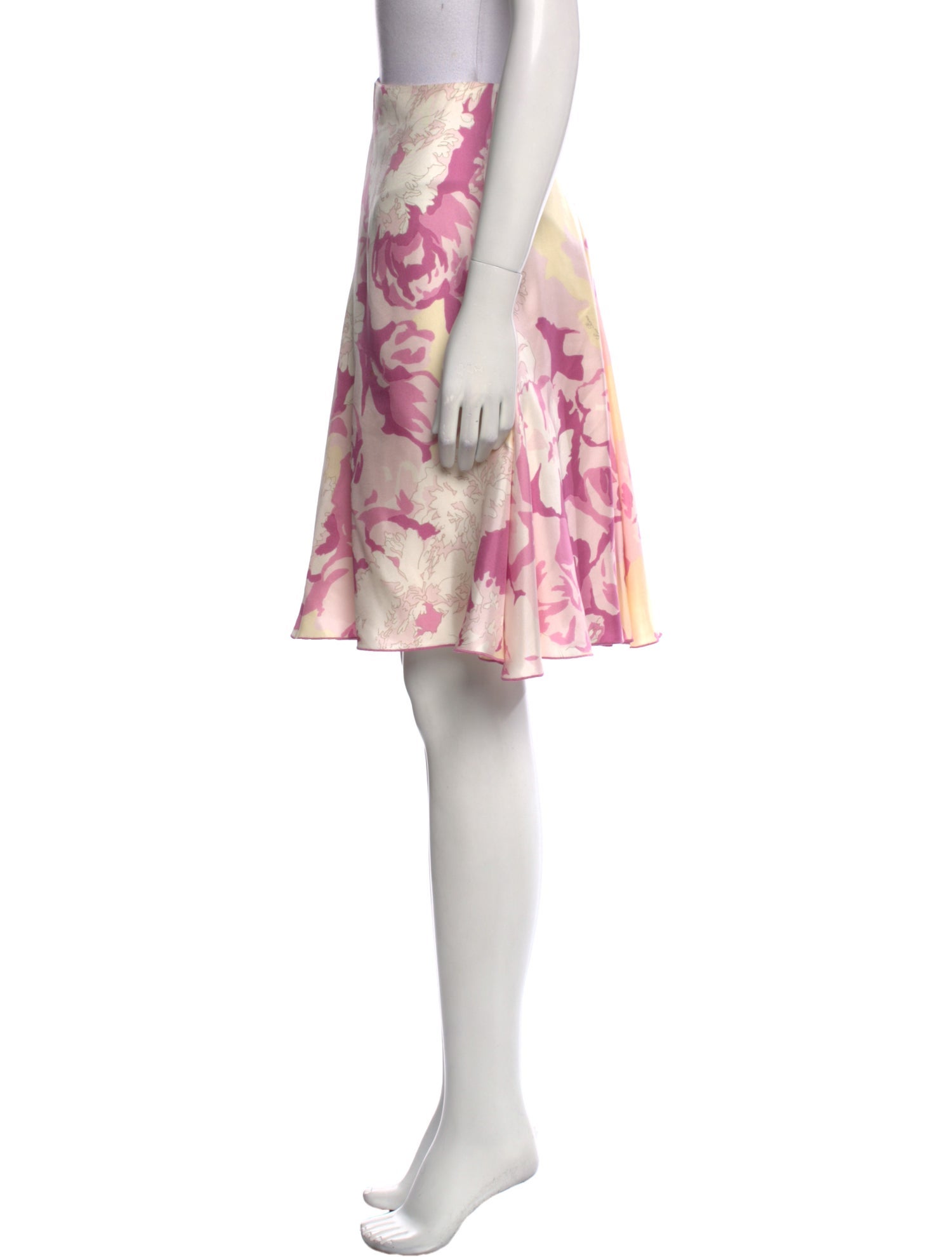 Loro Piana Silk Knee-Length Skirt