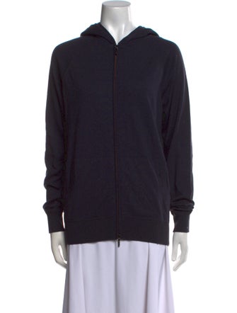 Loro Piana Silk Crew Neck Hoodie