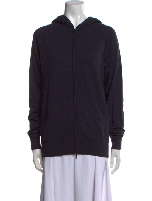 Loro Piana Silk Crew Neck Hoodie