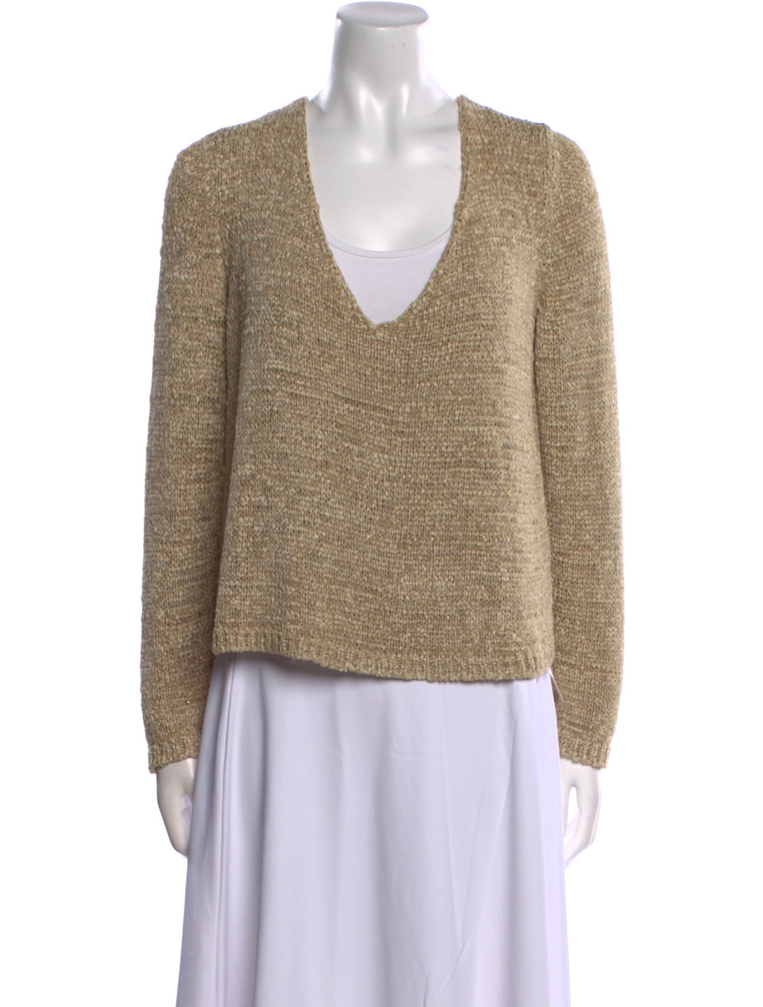 Loro Piana Silk V-Neck Sweater w/ Tags