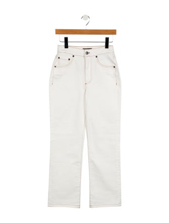 Loro Piana Mid-Rise Straight Leg Jeans
