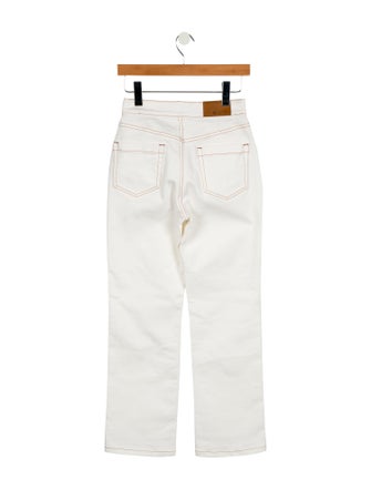 Loro Piana Mid-Rise Straight Leg Jeans