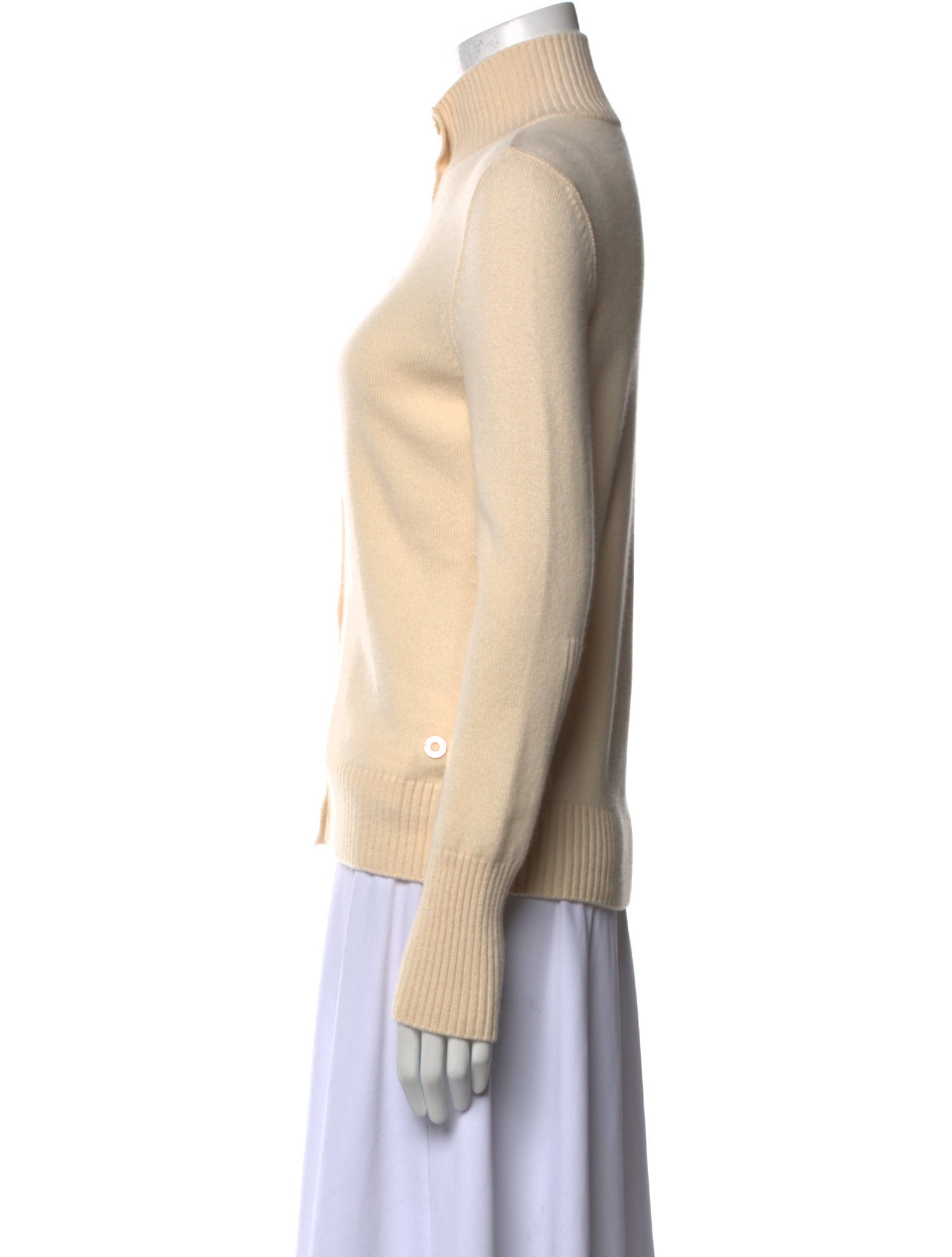 Loro Piana Baby Cashmere Mock Neck Sweater