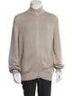 Loro Piana Baby Cashmere Blend Mock Neck Cardigan