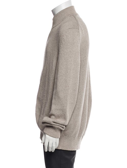 Loro Piana Baby Cashmere Blend Mock Neck Cardigan