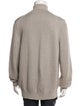 Loro Piana Baby Cashmere Blend Mock Neck Cardigan