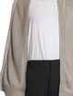 Loro Piana Baby Cashmere Blend Mock Neck Cardigan