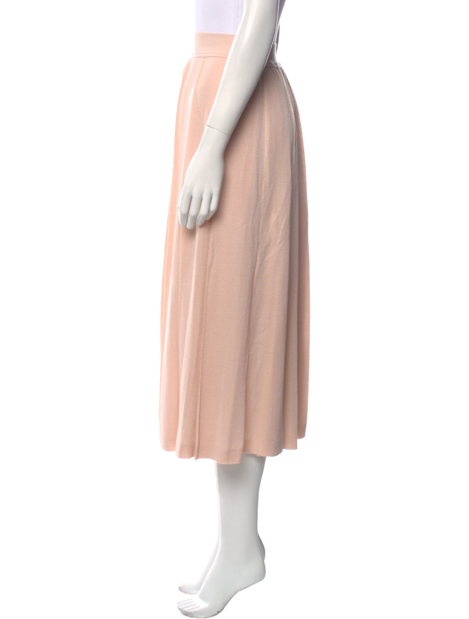 Loro Piana Cashmere Midi Length Skirt