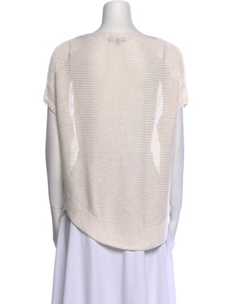 Loro Piana Linen Bateau Neckline Sweater