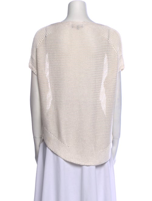 Loro Piana Linen Bateau Neckline Sweater