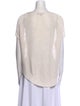 Loro Piana Linen Bateau Neckline Sweater
