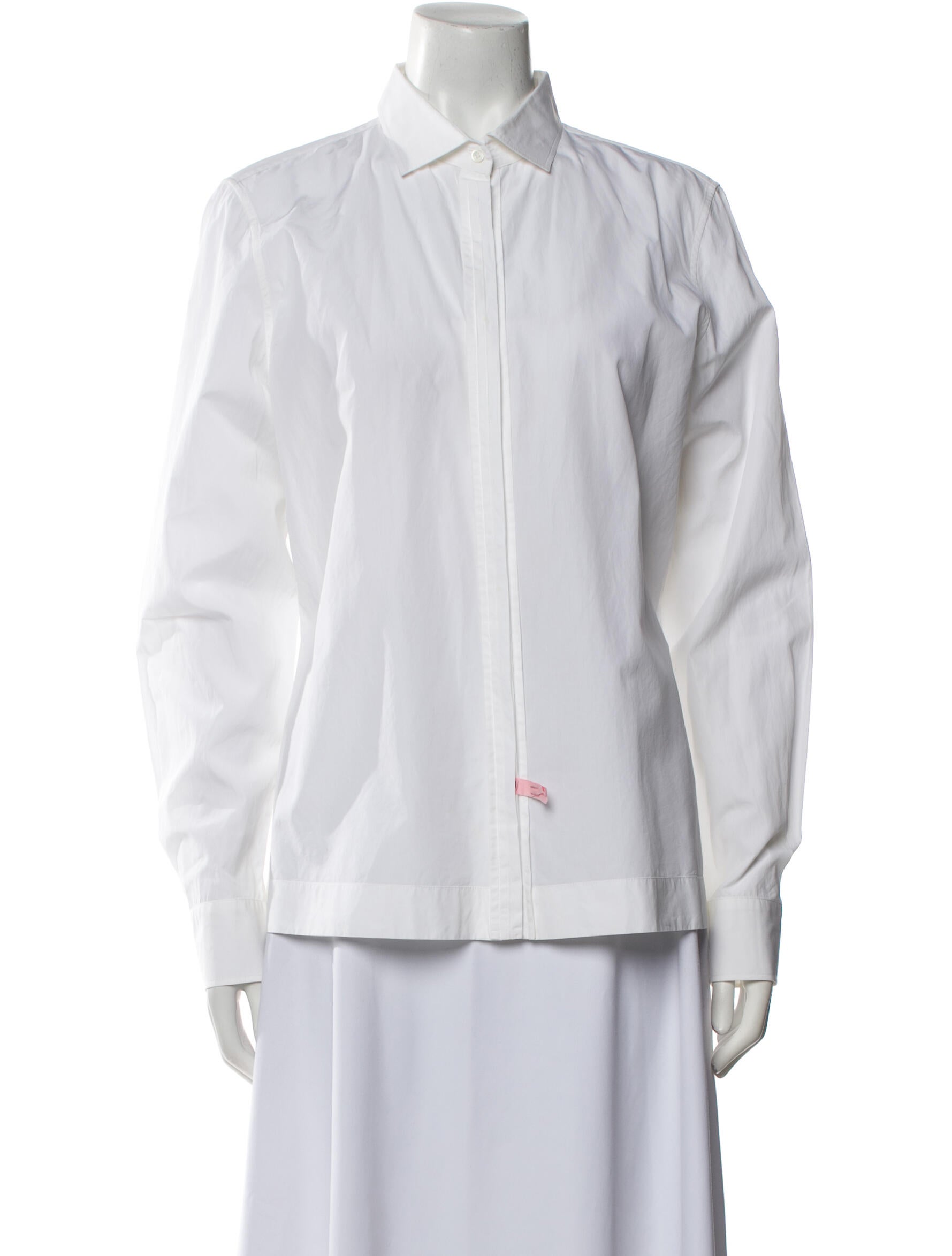 Loro Piana Long Sleeve Button-Up Top