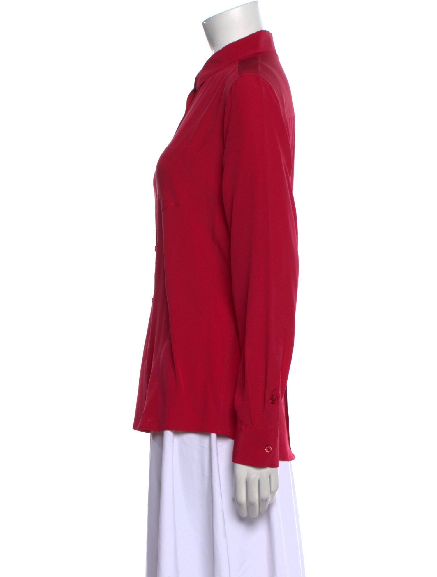 Loro Piana Long Sleeve Button-Up Top