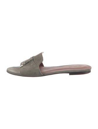 Loro Piana Suede Slides