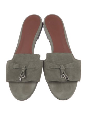 Loro Piana Suede Slides