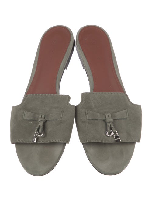Loro Piana Suede Slides