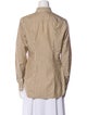 Loro Piana Striped Long Sleeve Button-Up Top