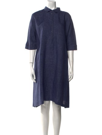 Loro Piana Linen Knee-Length Dress